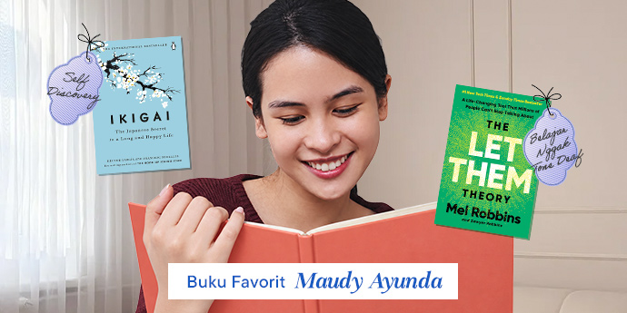 5 Buku Favorit Maudy Ayunda dari Genre Self Discovery sampai Belajar Nggak Tone Deaf